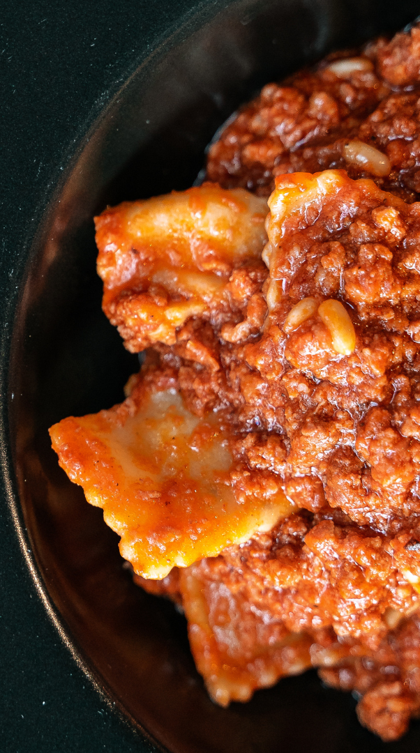 ravioli al ragu di fassona recco fassoneria